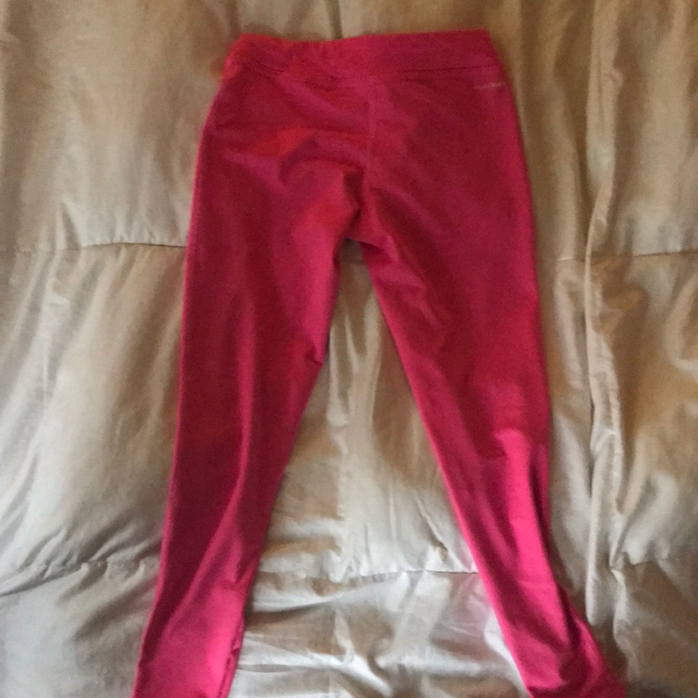 Pink Reebok athletic leggings - Picture 2 of 2